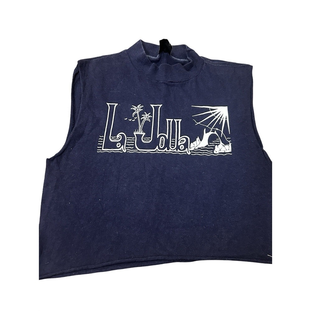 Vintage La Jolla Shirt Crop Cut Off - Women's XS/S - California